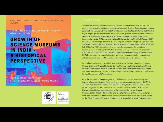 Growth of Science Museums in India - A Historical Perspective by Shivaprasad Khened