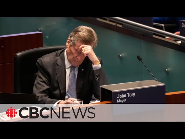 Toronto Mayor John Tory submits official resignation letter