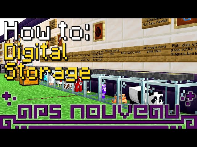 How to: Ars Nouveau | Storage and Wireless Mechanics (Minecraft 1.19.2)