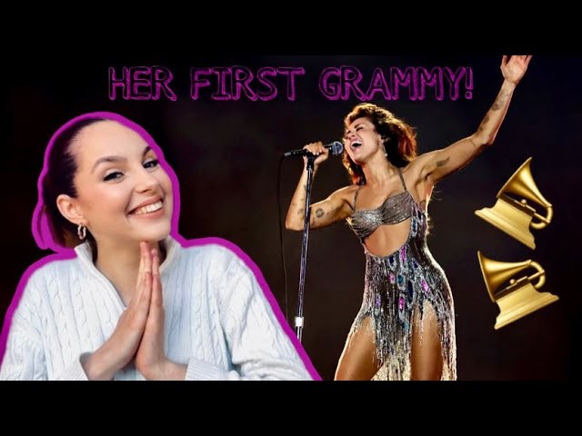 Miley Cyrus - Flowers (LIVE at the 66th Grammys) [REACTION VIDEO] | Rebeka Luize Budlevska