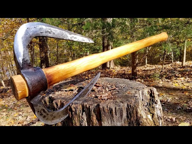 Forging a Battle Axe from a pick axe