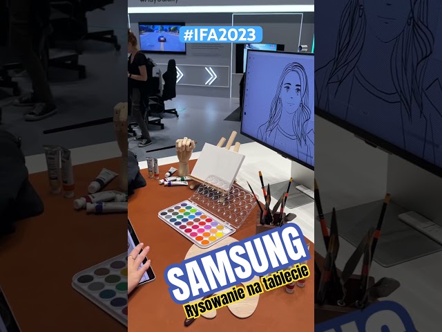 Rysowanie na tablecie Samsung #ifa #ifa2023 #samsung #shorts