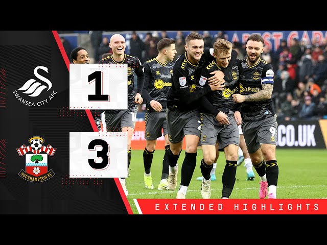 EXTENDED HIGHLIGHTS: Swansea City 1-3 Southampton | Championship