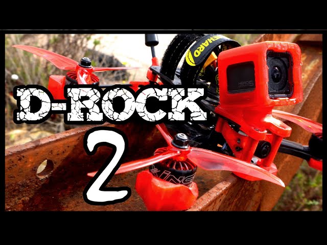 D-ROCK 2 READY TO ROCK // DRONE FPV FREESTYLE FRAME by DAVIDE FPV & MY FRAME FPV