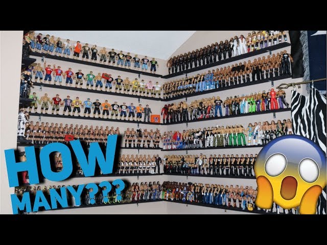 COUNTING MY ENTIRE WWE FIGURE COLLECTION!