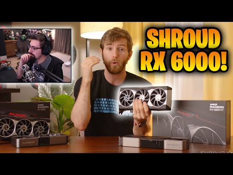 SHROUD reacts to AMD RX 6000 Series Benchmarks by Linus Tech Tips