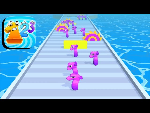 Number Run ​- All Levels Gameplay Android,ios (Part 1)