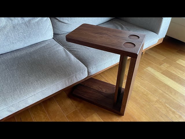 Sofa side table  with reinforcement plate