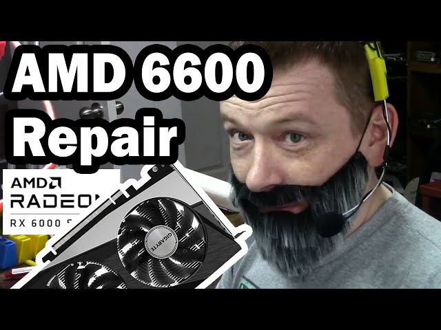 A very serious repair AMD Radeon 6600XT (AI voice)