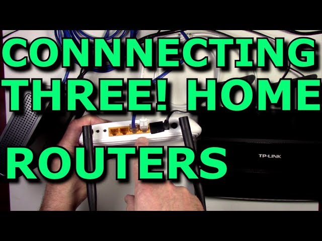How To Connect Three Routers On One Home Network & Sharing The Internet Using Lan Cables TpLink/NetG