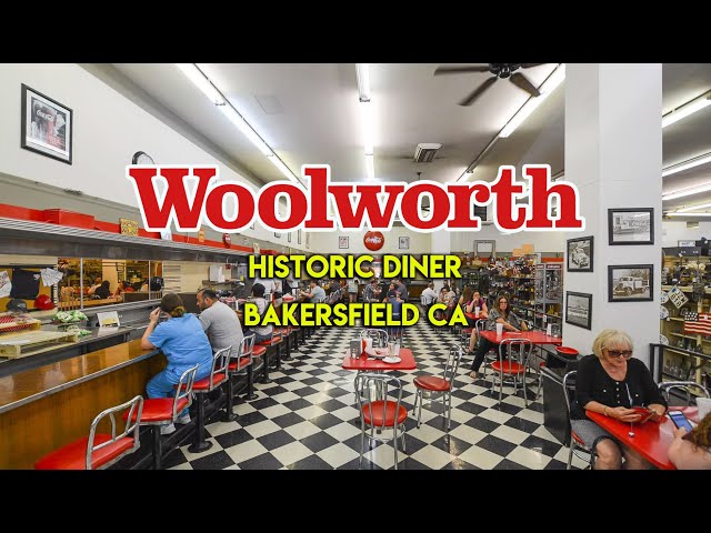 WOOLWORTH HISTORIC DINER - BAKERSFIELD CA - RETAIL GEM