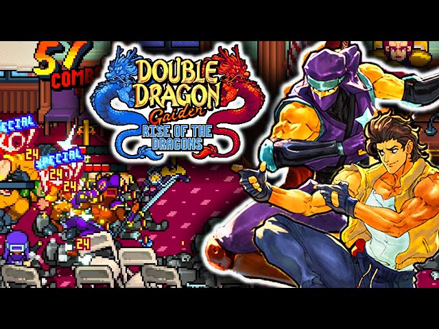 Ranzou Is AWESOME ! Double Dragon Gaiden: Rise Of The Dragons DLC