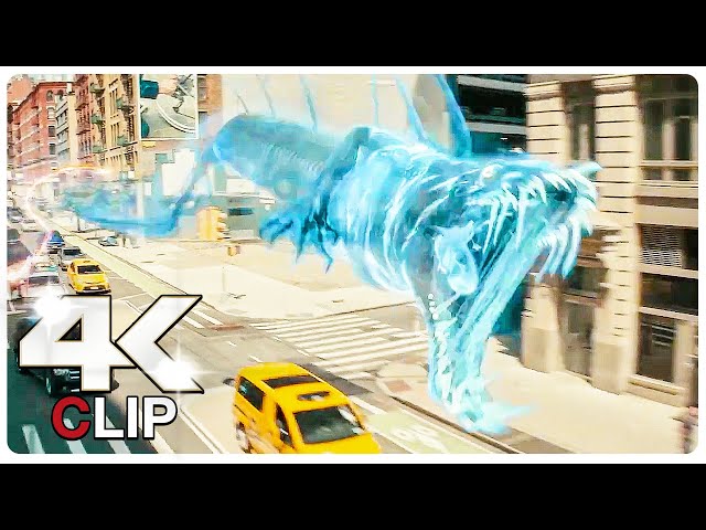 Chasing the Sewer Dragon Scene | GHOSTBUSTERS FROZEN EMPIRE (NEW 2024) Movie CLIP 4K