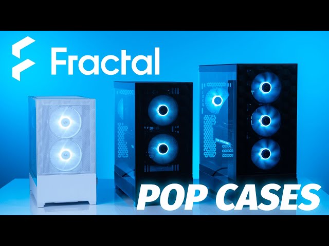 NEW Fractal PC Cases You DEFINITELY Want to Check Out! Introducing the Fractal Pop Series!