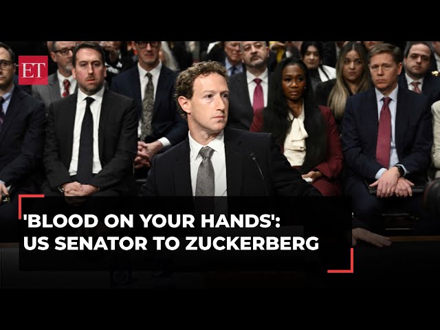 Mark Zuckerberg and tech CEOs told 'you have blood on your hands' at US Senate child safety hearing