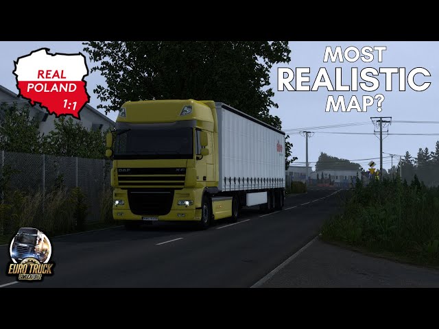 Is this the NEW BEST MAP in ETS2? Real Poland 1:1 Review