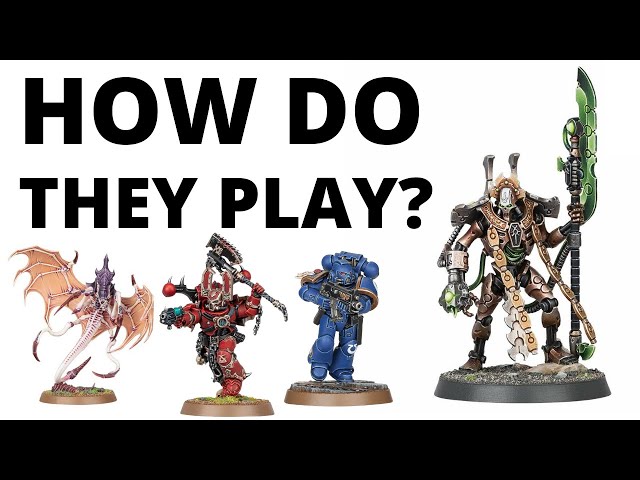 Every Warhammer 40K Army's Playstyle- Each Faction's Gameplay Reviewed