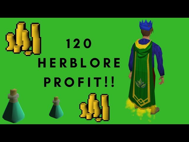 10m/hr+ GP & 600k+ Herblore Exp | Money Making Guide | 120 Herblore | Runescape