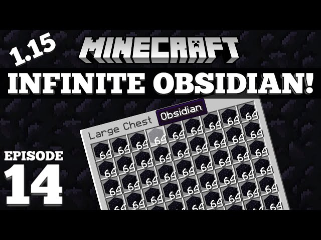 Get Obsidian FAST! Infinite Obsidian Farm! #14