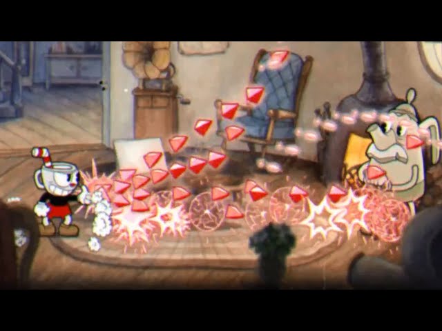 What If You Fight Elder Kettle With Overpowered Weapons Cuphead