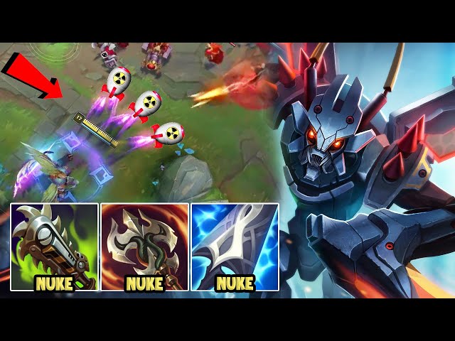 Top Lane's MAX POKE Champ Is 100% UNFAIR To Play Against! W Max Kha'zix Nukes Across The Screen!