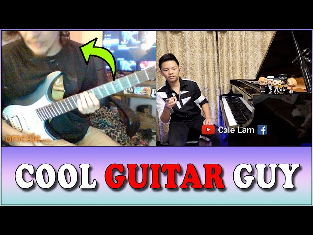 Omegle Guitar Guy Jam Steve Vai For The Love of God & Bohemian Rhapsody | Cole Lam 13 Years Old