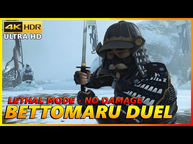 Ghost Of Tsushima PS5™ BETTOMARU Boss Fight (Lethal Gameplay / no damage) Undying Flame Duel