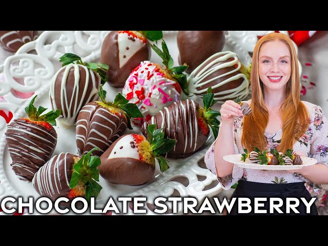 How to Make Chocolate Covered Strawberries | Easy Video Tutorial!