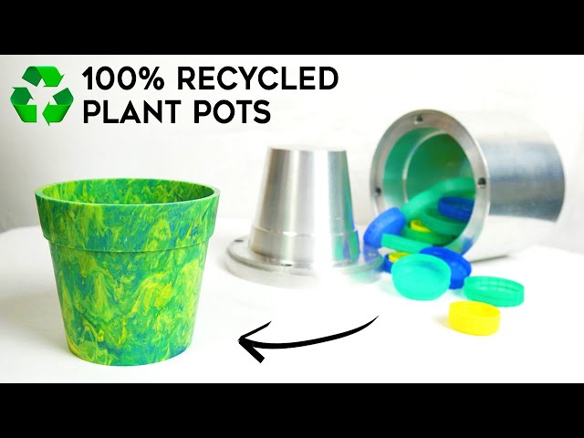 Plant Pots made from Recycled Plastic