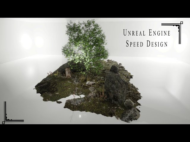 Unreal Engine 5 - Speed design - Abstract Studio Tree Room