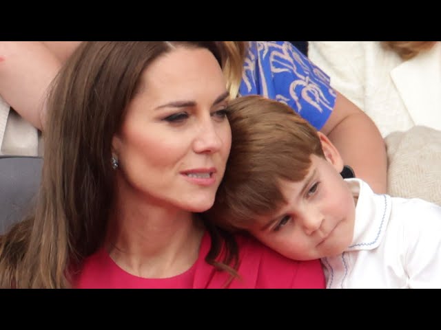 Kate's Reaction To Prince Louis' Platinum Jubilee Tantrum