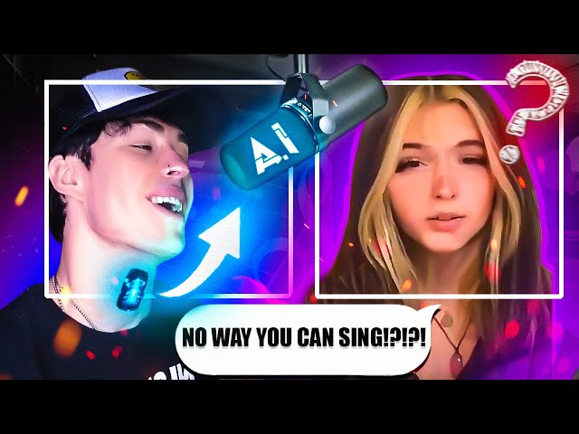 A.I HELPED ME SING TO STRANGERS!?!?