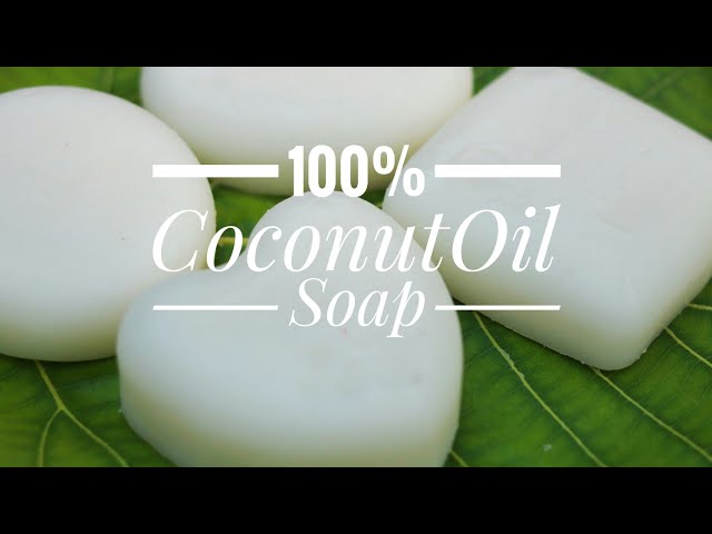 100% Coconut Oil Soap || Cold Process Soap || Homemade Soap||Do It Yourself||Easy process