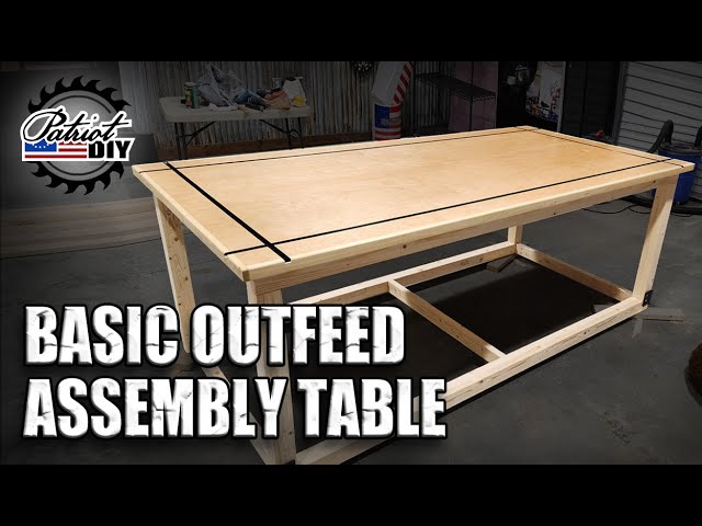 Basic Outfeed Assembly Table Workbench / Table Saw Outfeed Part 1