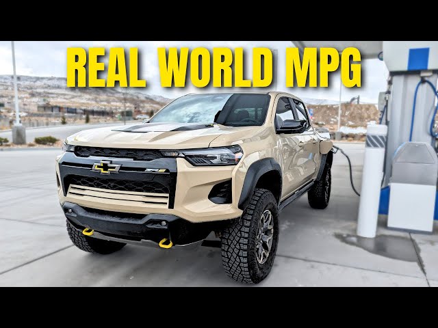 2023 Chevy Colorado ZR2 Fuel Economy Test | Are the EPA ratings wrong?