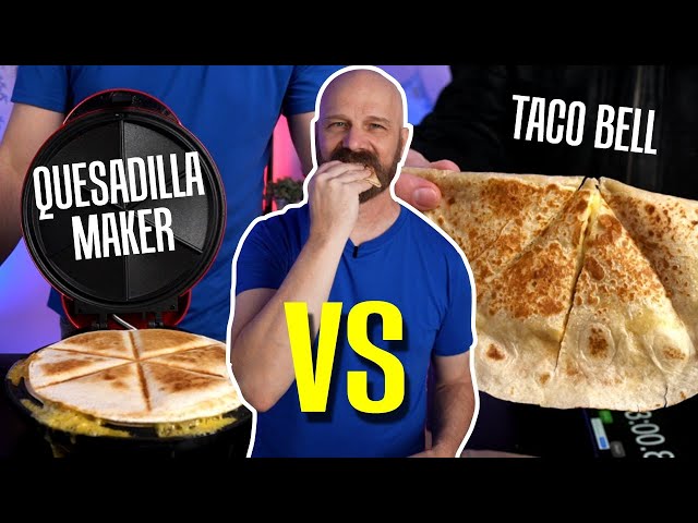 Amazon Quesadilla Maker vs Taco Bell!
