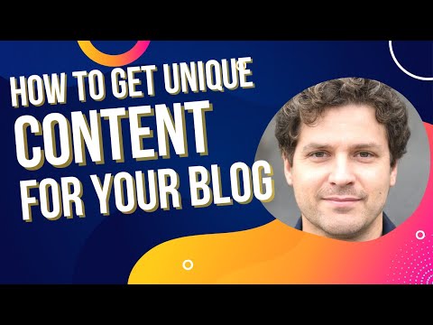 How To Get Unique Fresh Content For Blog On Autopilot for Cheap