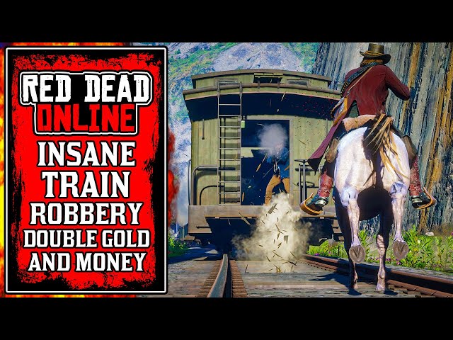 Red Dead Online's Epic TRAIN HEIST Has DOUBLE GOLD & MONEY Payouts! (RDR2 New Update)
