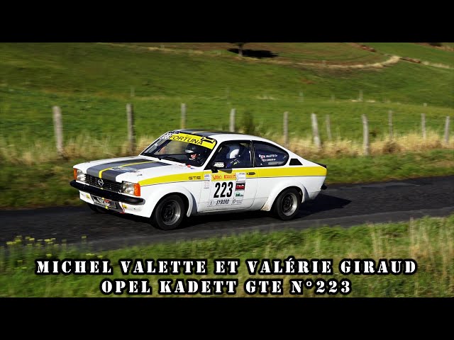 Rallye Monts et Coteaux 2023 - Opel Kadett GTE N°223 - Michel VALETTE et Valérie GIRAUD