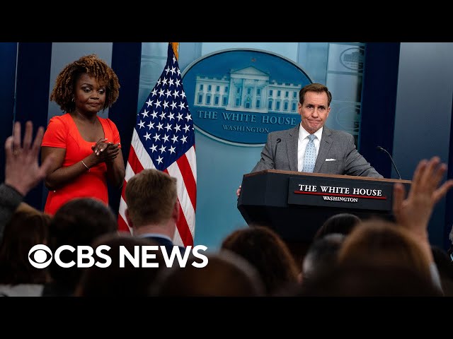 White House holds briefing as Israel vows retaliation for Iran attack | full video