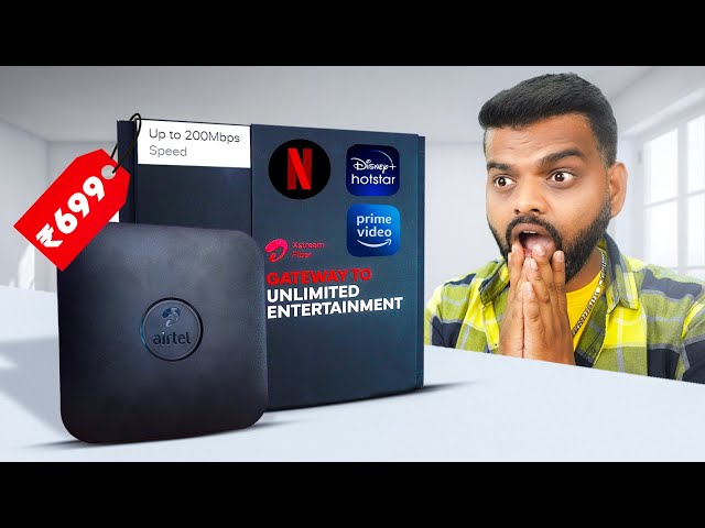 My Experience with Airtel Xstream Fiber - Unlimited Entertainment Box!
