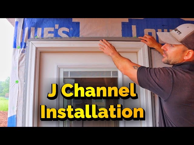 How To Install J Channel Around A Door