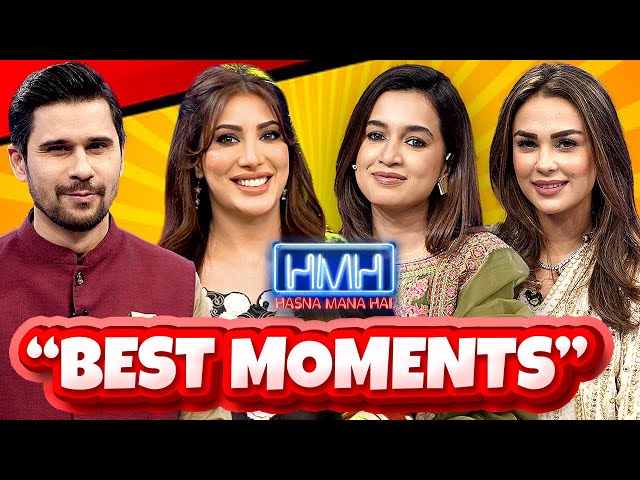 Hasna Mana Hai - Best Moments (Mehwish Hayat, Mahenur Haider, Mariyam Nafees & Hira Khan) - Geo News