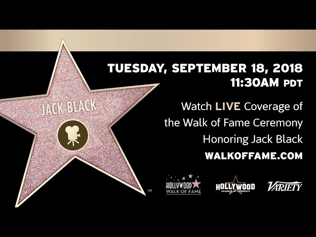Jack Black - Hollywood Walk of Fame Ceremony - Live Stream