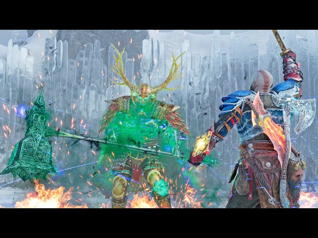 God of War Ragnarok - High Damage Runic Build vs Hrolf Kraki - Shatter Star Shield Gameplay (PS5)