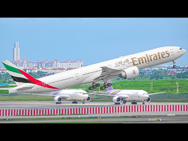 60 MINUTES of Plane Spotting at Bangkok Suvarnabhumi Airport (BKK/VTBS)