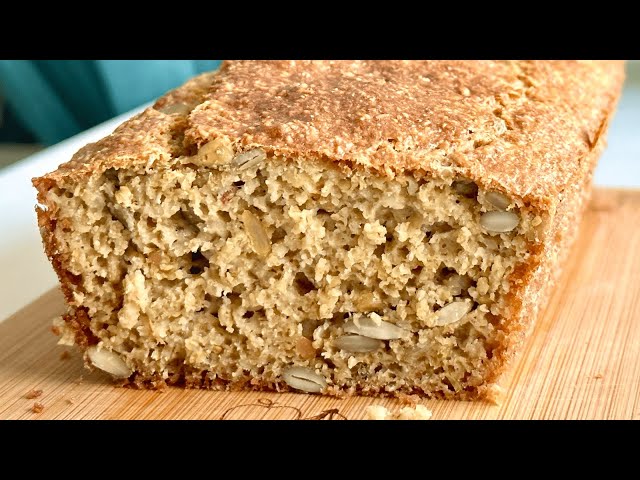 My fastest oatmeal bread for a healthy breakfast! no flour no butter