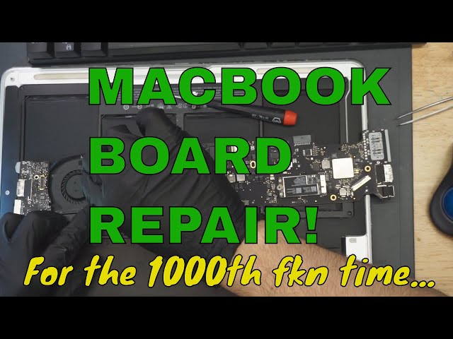 A1466 Macbook Air 24 mA no PM_SLP_S4_L logic board repair