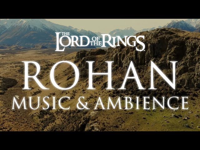 Lord of the Rings Music & Ambience | Rohan Theme Music with Mountain Wind Ambience