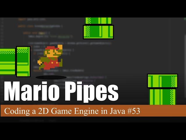 Mario Pipes & Editor Improvements | Coding a 2D Game Engine in Java #53